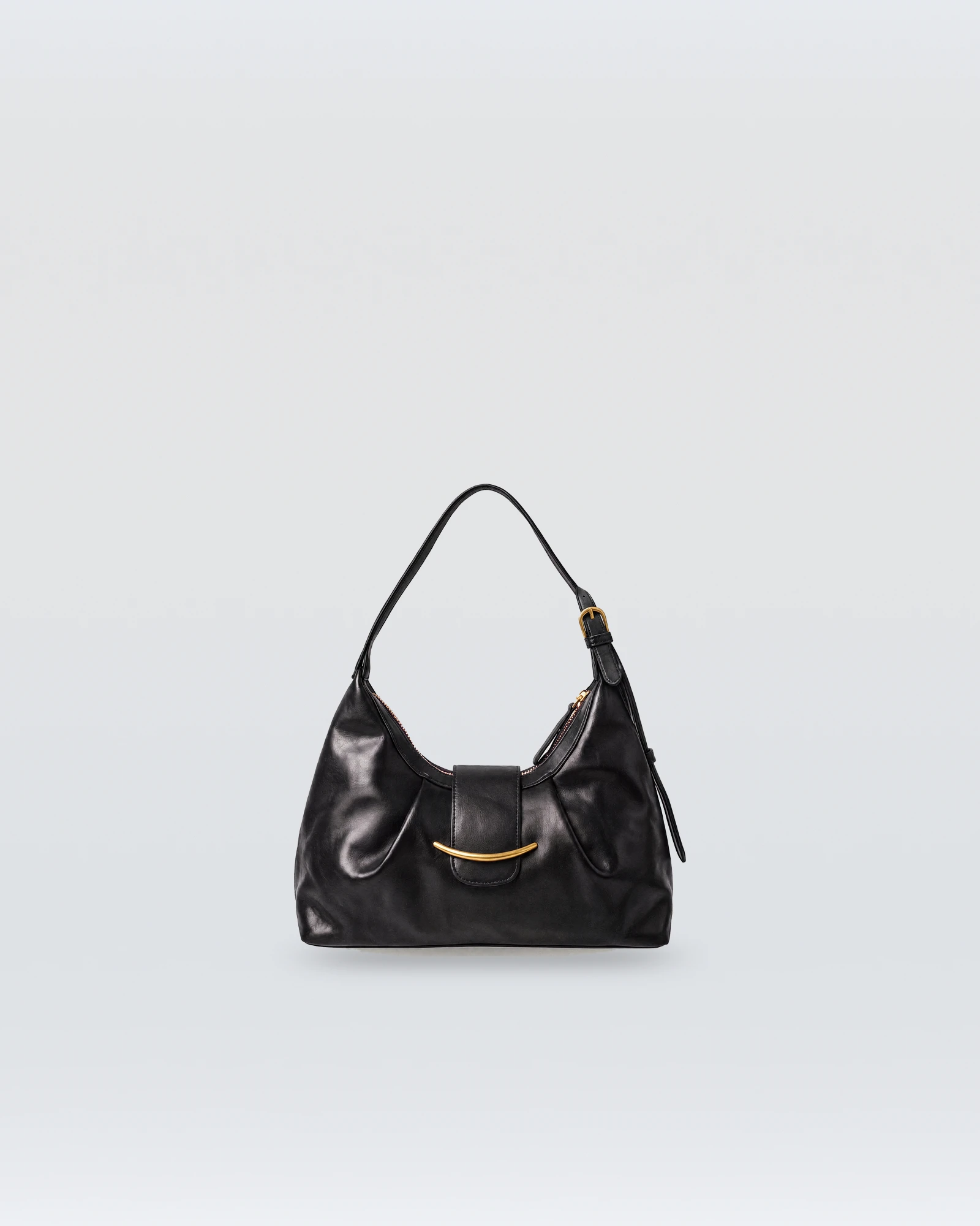 Ribnac Black Leather Bag – Small