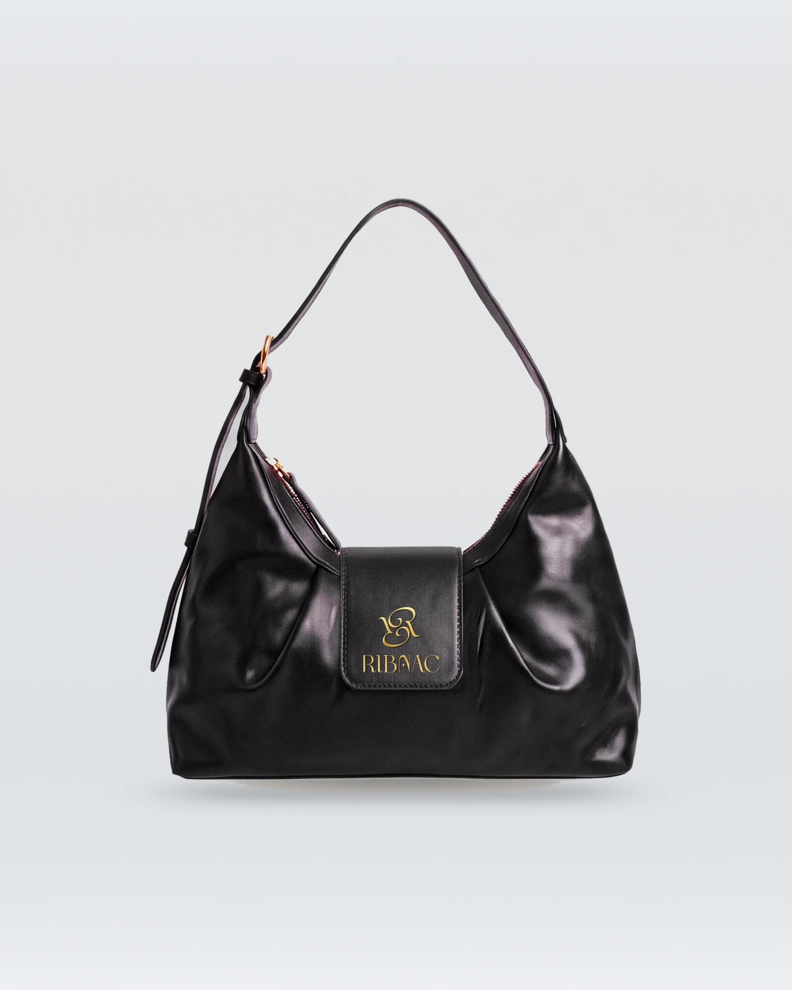 Ribnac Black Leather Bag – Small — view 3