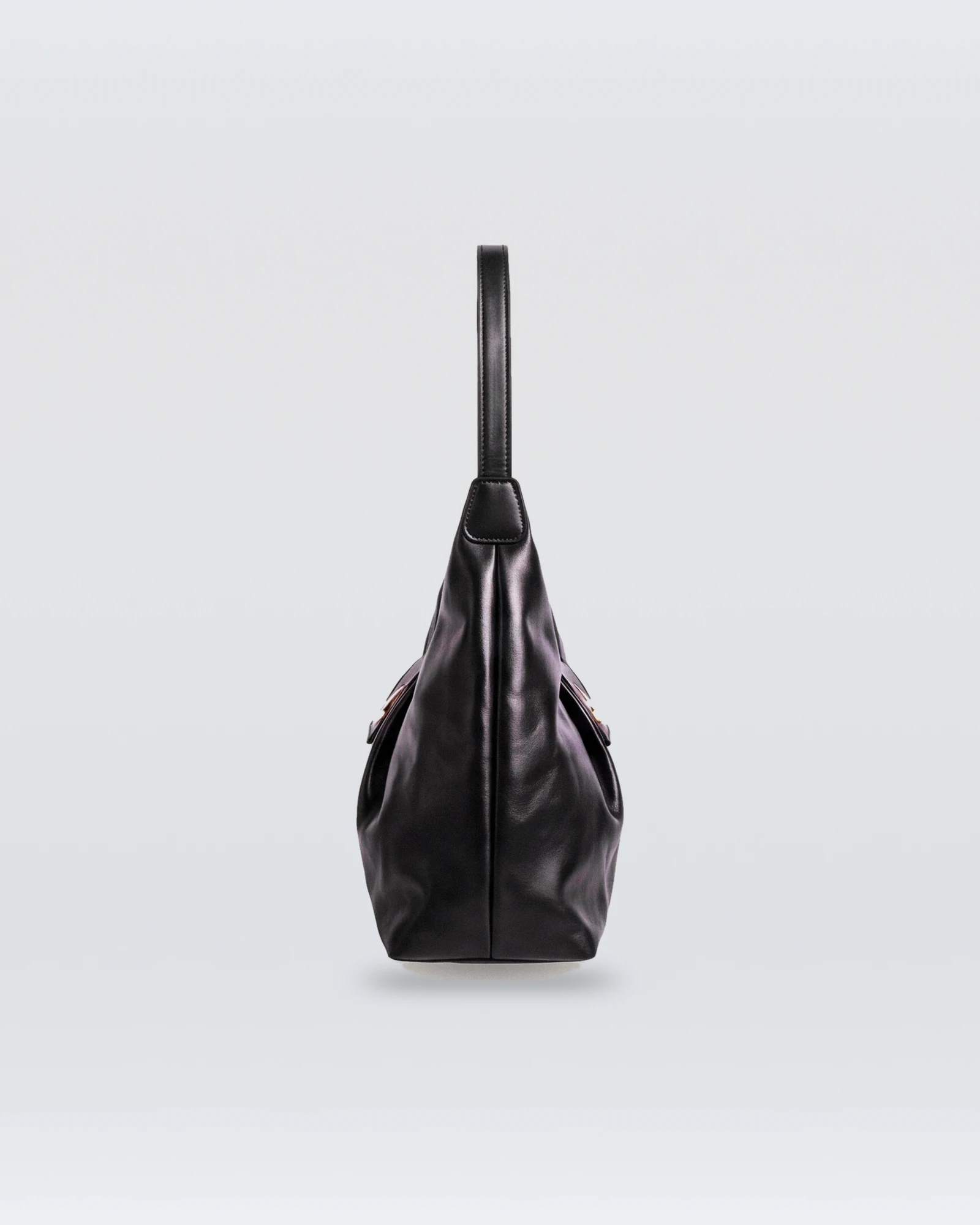 Ribnac Black Leather Bag – Small — view 4